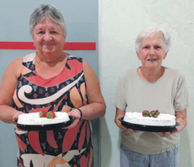 Associação dos Aposentados e Pensionistas de Mogi Mirim divulga ganhadoras do bolo de aniversário de dezembro