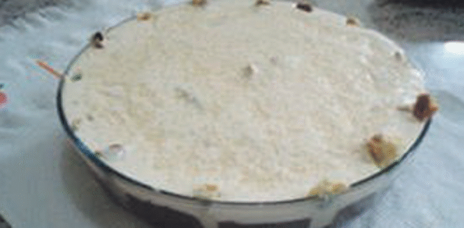 Pavê de Panetone com Chocolate e Coco