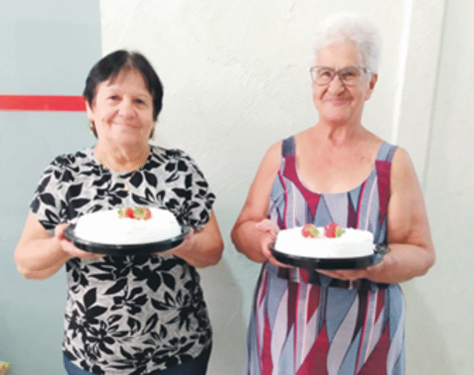 Associação dos Aposentados e Pensionistas de Mogi Mirim divulga ganhadoras do bolo de aniversário de fevereiro