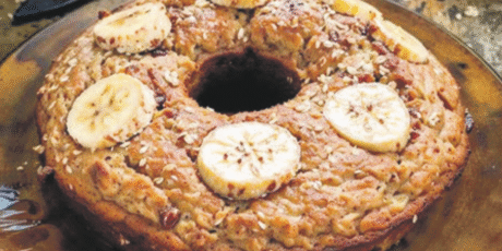 Receita Fit: Como Fazer Bolo de Banana com Aveia Fácil e Fofinho